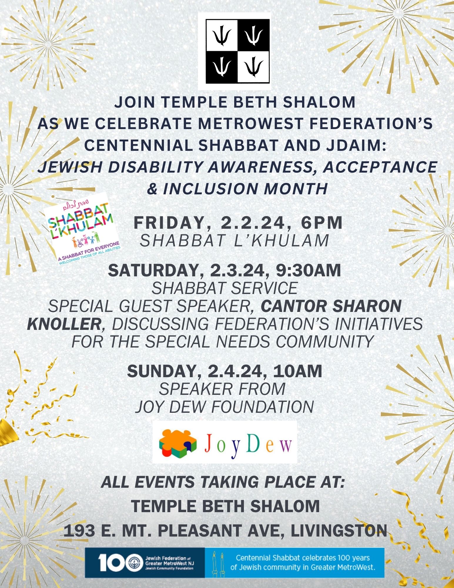 Shabbat L Khulam service an inclusive service for all abilities